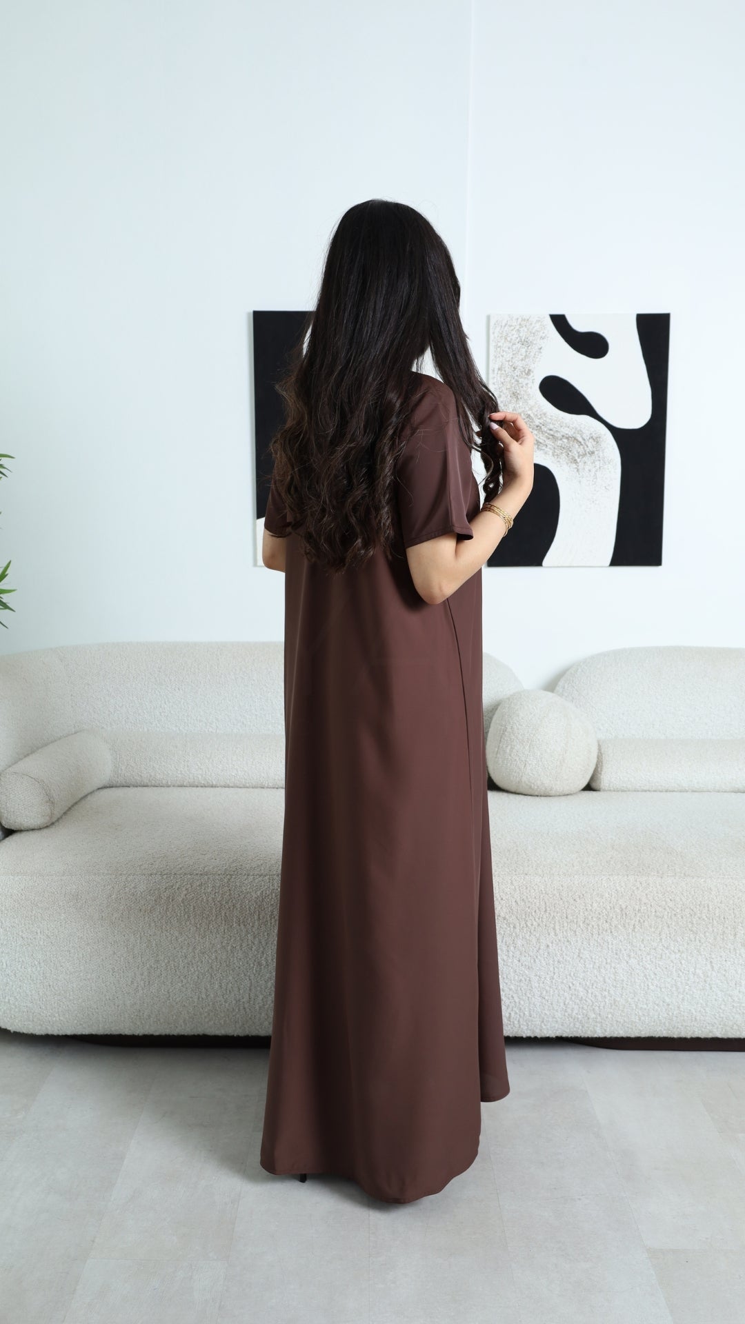 Sleeved Slip Dress