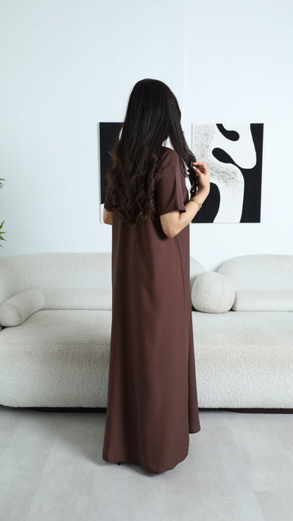 Sleeved Slip Dress