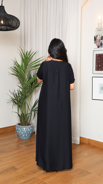 Sleeved Slip Dress