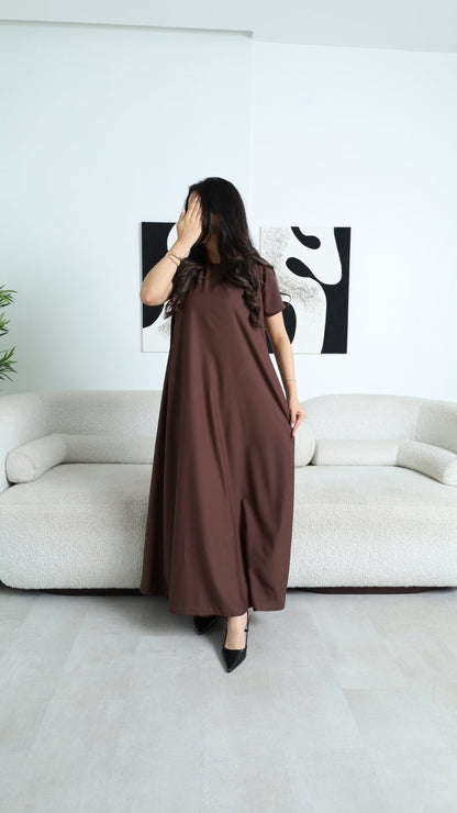 Sleeved Slip Dress
