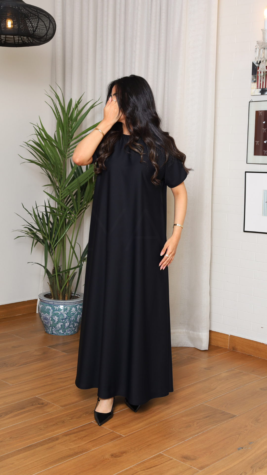 Sleeved Slip Dress